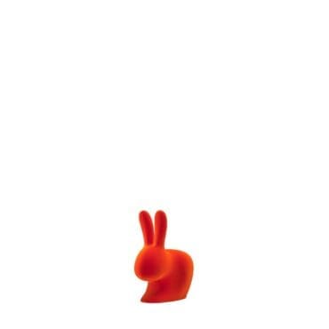 Qeeboo - Fermalibri Coniglio XS Velvet arancione