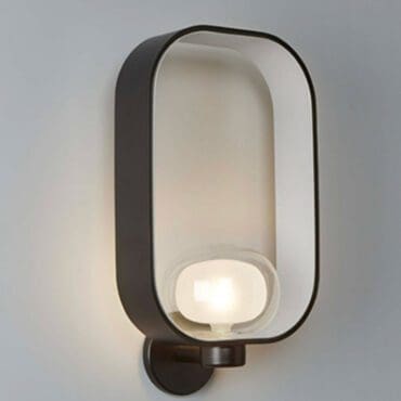 Tooy - Lampada da parete Filipa 555.41 nero grigio vetro