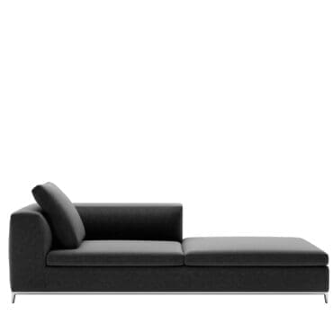 B&B Italia - Chaise longue Michel Club L228 pelle Alfa
