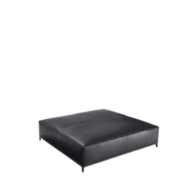 B&B Italia - Pouf quadrato Michel Club 89x89 pelle Alfa