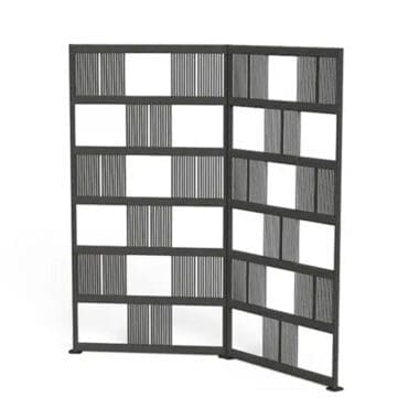 Talenti - Separè Scacco dark grey H200 set da due pezzi