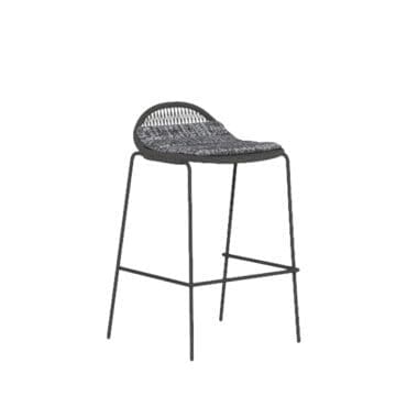 Talenti Sgabello Bar Panama dark grey grey longho design palermo