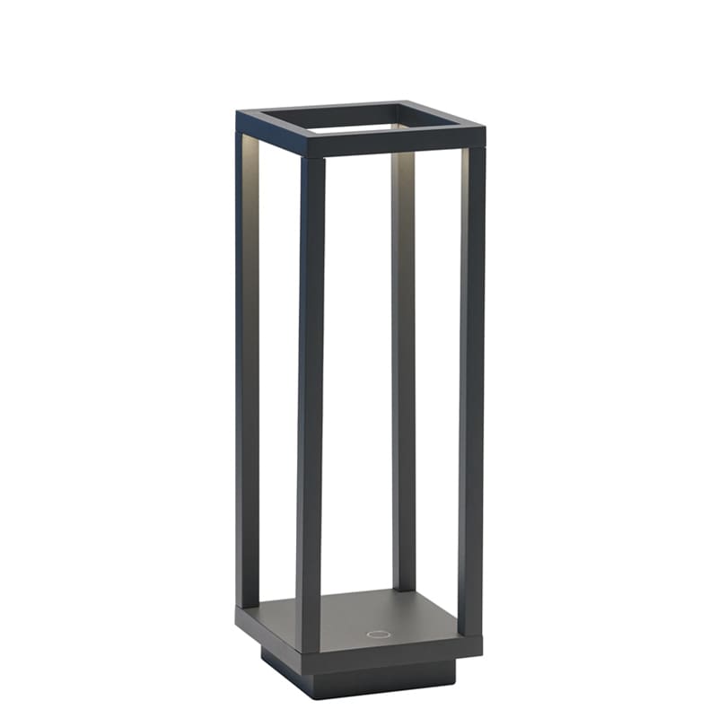 Zafferano - Lampada da Tavolo Home grigio scuro longho design palermo