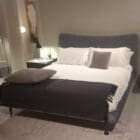 Flou Letto Baia doghe regolabili 170x200 tessuto cat.2 Seattle Longho Design Palermo