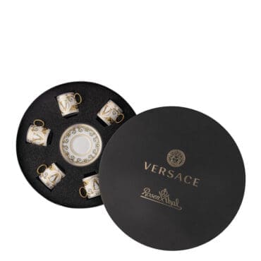 Rosenthal meets Versace Set di 6 tazze da espresso Virtus Gala White Longho Design Palermo