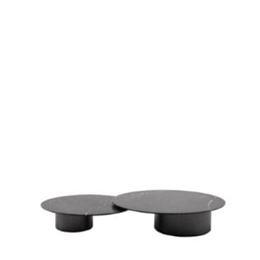 Désirée Tavolino Imae base legno MDF laccato piano Marmo longho design palermo