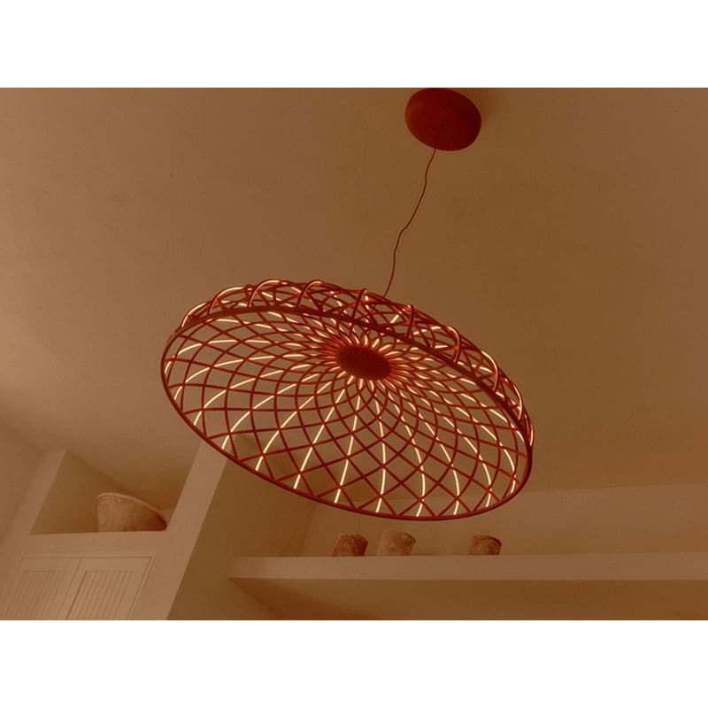 Flos Lampada a sospensione Skynest rosso mattone 2 Longho Design Palermo