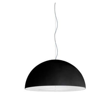 Fontana Arte - Lampada a Sospensione Avico Piccola nero
