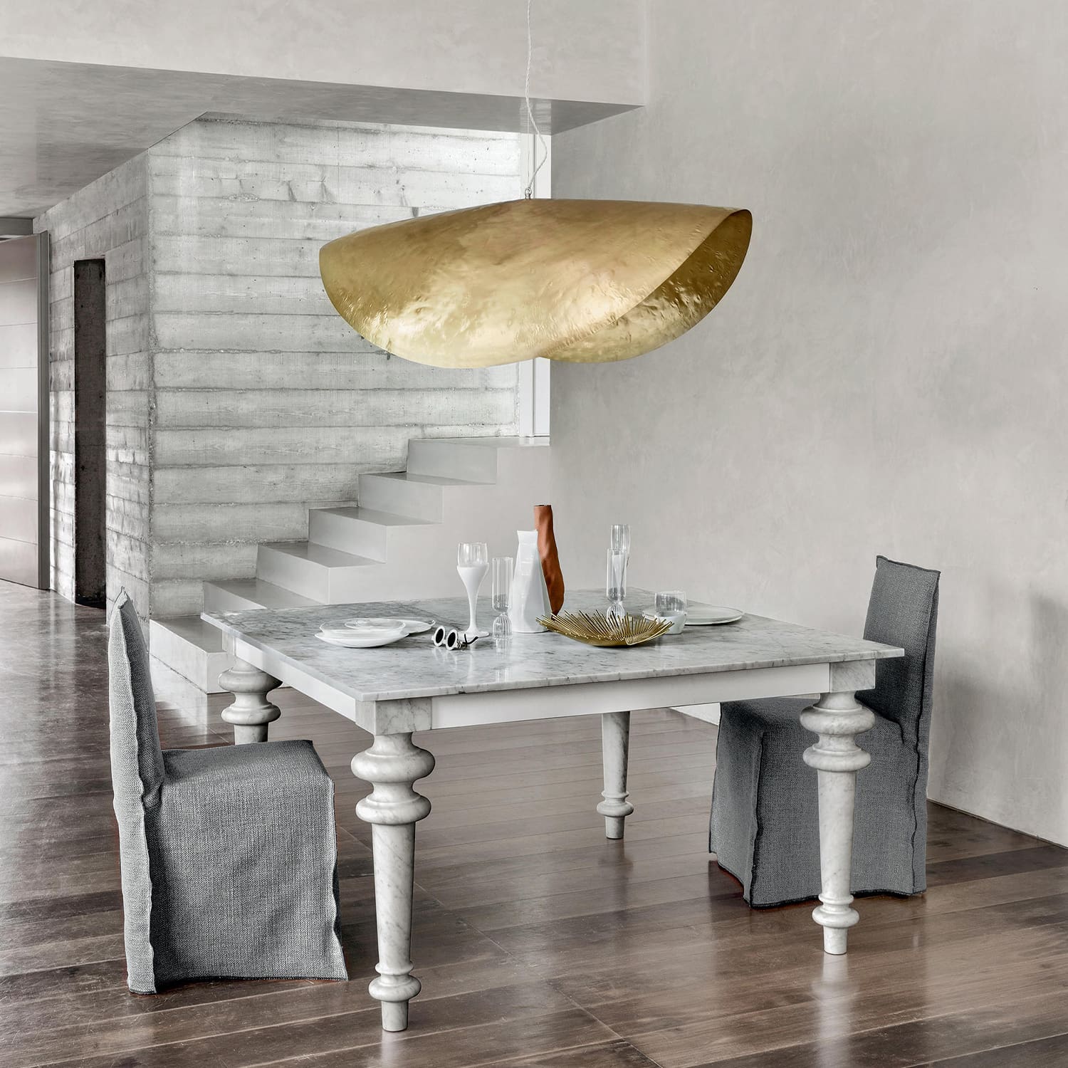 Gervasoni - Lampada a sospensione Brass 96 Longho Design Palermo