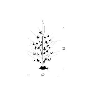 Ingo Maurer Lmpada a sospensione La Festa delle Farfalle longho design palermo