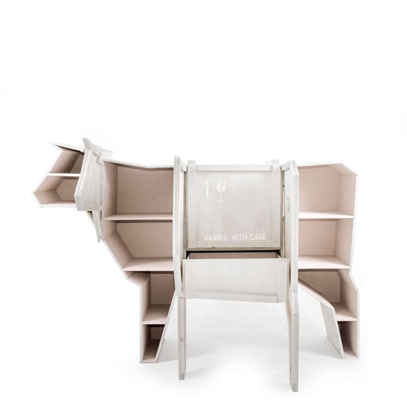 Seletti Mobile Contenitore Animal Sending Cow Longho Design Palermo