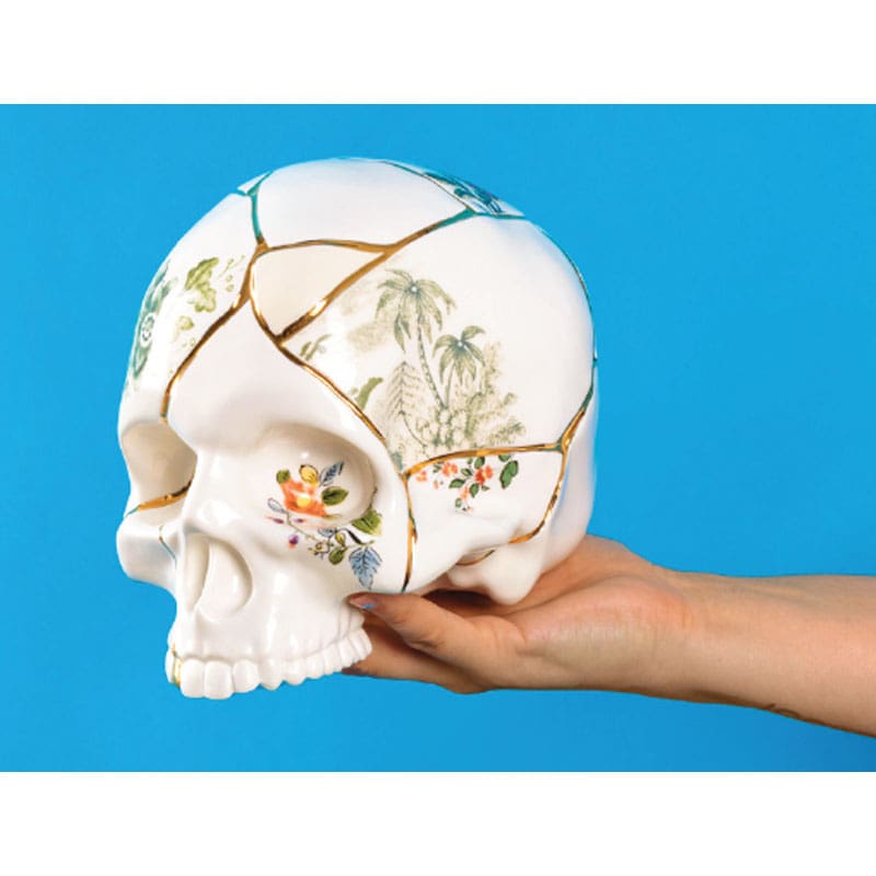 Seletti Teschio Skull Kintsugi Longho Design Palermo