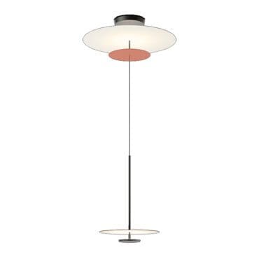 Vibia - Lampada a Sospensione Flat 5930 rossa 2700K Pulsante