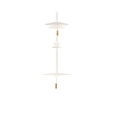 Vibia - Lampada a sospensione Flamingo 1570 oro 2700K Pulsante
