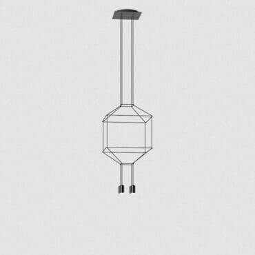 Vibia - Lampada a sospensione Wireflow 0312 2700K
