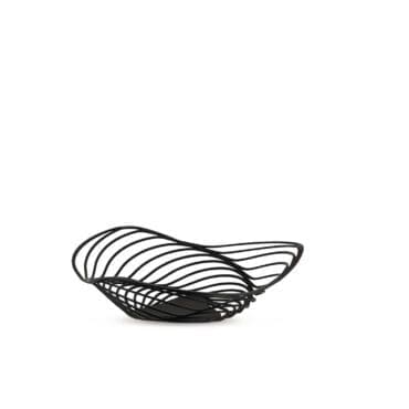 Alessi - Cestino Trinity nero