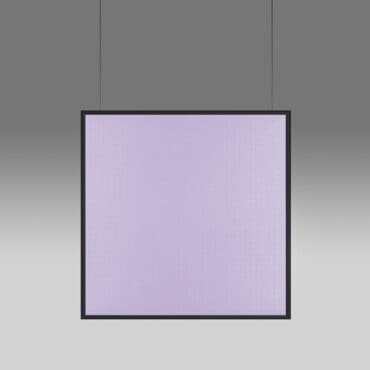 Artemide Lampada a sospensione Discovery Space Square White Violet Integralis nero Longho Design Palermo