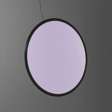 Artemide Lampada a sospensione Discovery Vertical 100 White Violet Integralis nero Longho Design Palermo