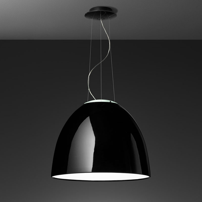 Artemide Lampada a sospensione Nur Gloss nero 2 Longho Design Palermo