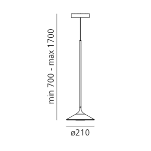 Artemide Lampada a sospensione Orsa 21 Longho Design Palermo