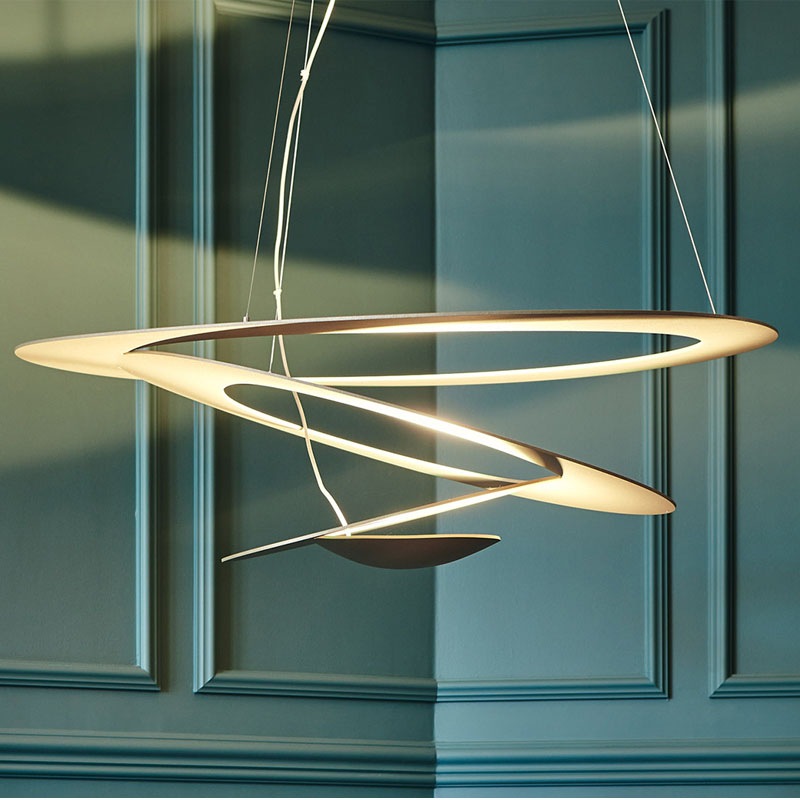 Artemide Lampada a sospensione Pirce LED oro 1 Longho Design Palermo