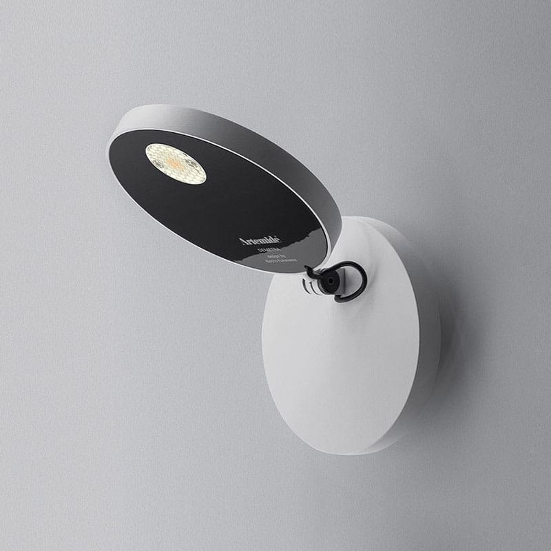 Artemide Lampada da parete Demetra faretto con interruttore bianco Longho Design Palermo