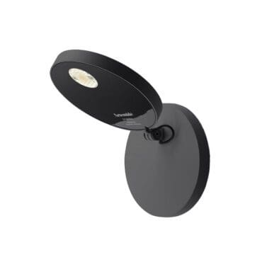 Artemide Lampada da parete Demetra faretto con interruttore grigio antracite Longho Design Palermo
