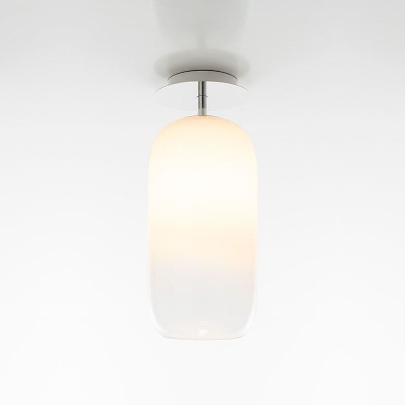 Artemide Lampada da soffitto Gople struttura silver bianco sfumato Longho Design Palermo