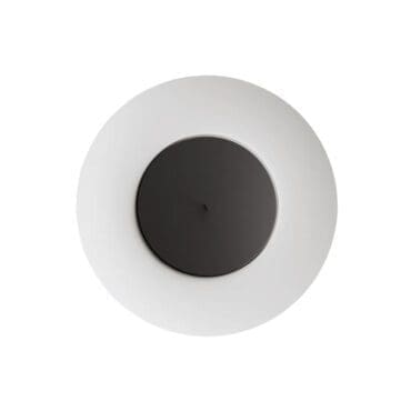Fontana Arte - Lampada da parete Lunaire nero bianco
