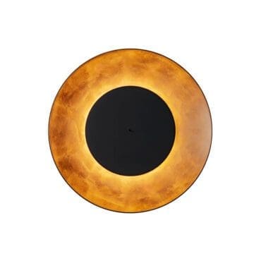 Fontana Arte - Lampada da parete Lunaire rame nero