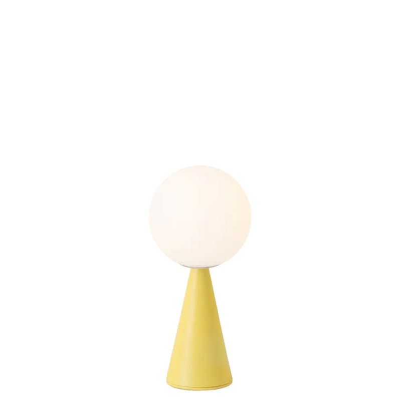 Fontana Arte Lampada da tavolo Bilia Mini giallo longho design palermo