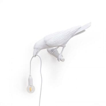 Seletti Lampada da parete Bird Looking Left bianca Longho Design Palermo