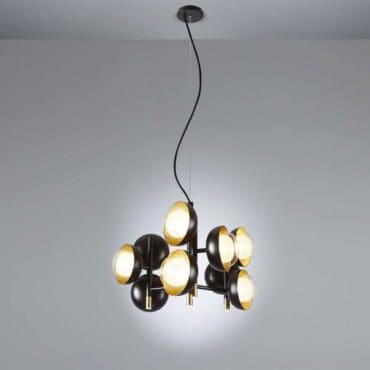 Tooy - Chandelier Muse 554.13 Nero ottone