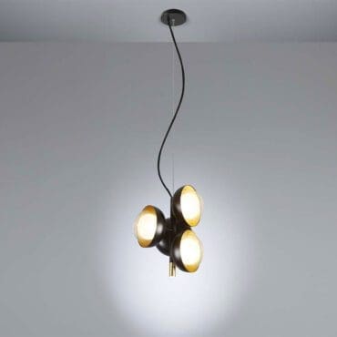 Tooy - Lampada a sospensione Muse 554.25 Nero ottone