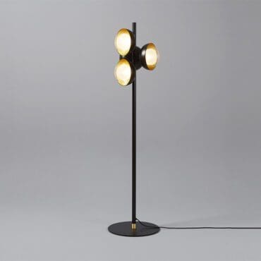 Tooy - Lampada da terra Muse 554.65 Nero ottone
