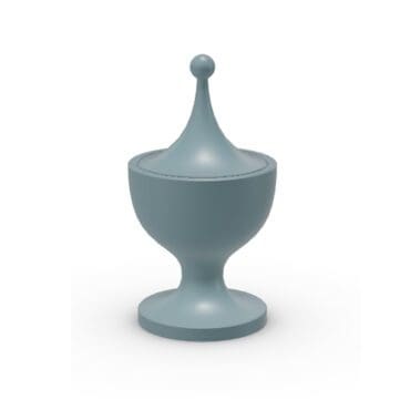 Vitra - Contenitore in ceramica No. 2 grigio ghiaccio