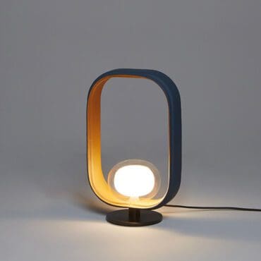 Tooy - Lampada da tavolo Filipa 555.31 nero pelle vetro