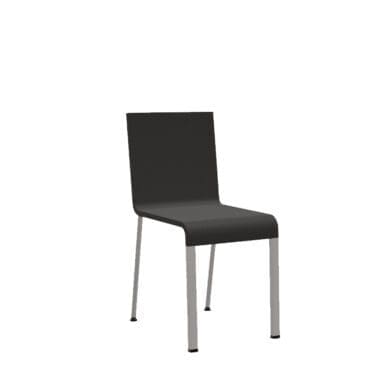 Vitra - Sedia .03 base argentata scocca basic dark impilabile