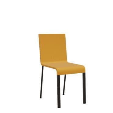 Vitra - Sedia .03 base nera scocca mango impilabile
