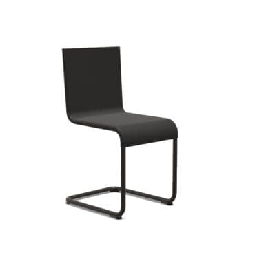 Vitra - Sedia .05 base nera scocca basic dark impilabile
