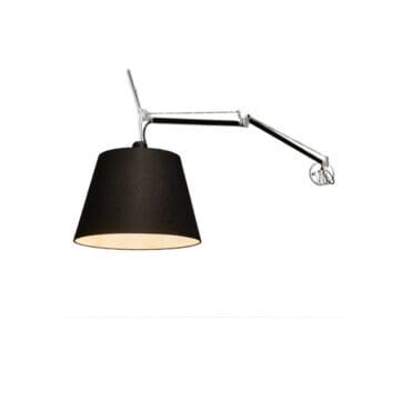 Artemide Lampada da parete Tolomeo Mega nero tessuto nero Longho Design Palermo