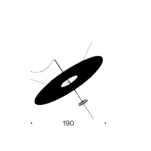 Ingo Maurer Lampada a sospensione Flying Disc longho design palermo