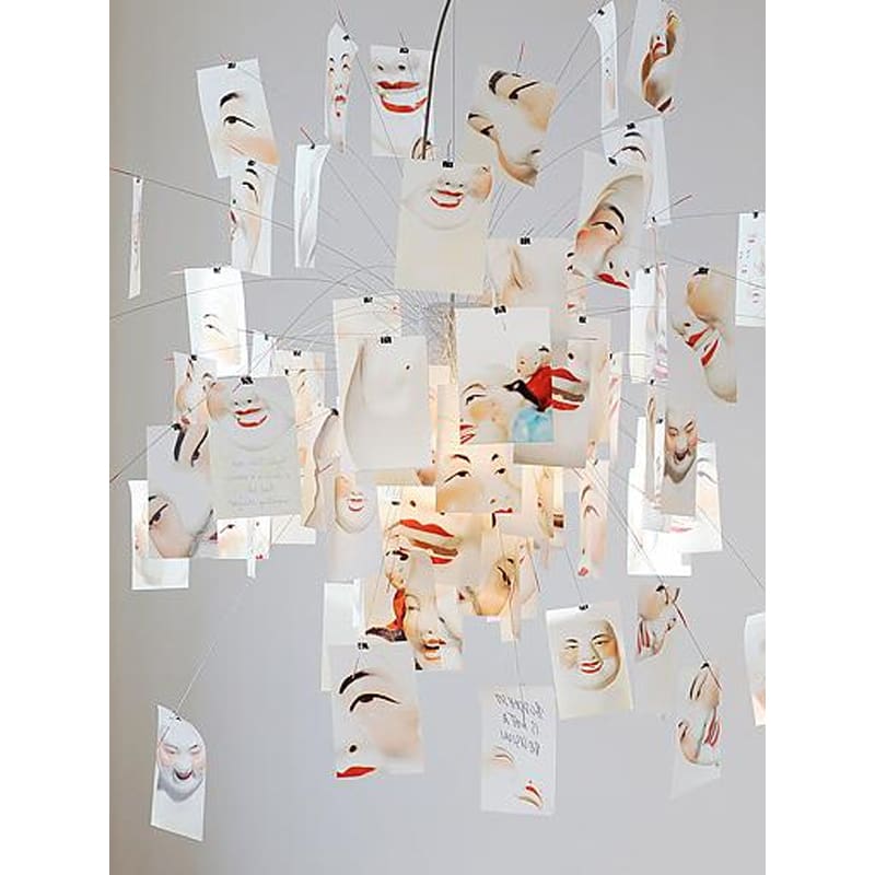 Ingo Maurer Lampada a sospensione Zettel'z Laughing Buddha longho design palermo 1