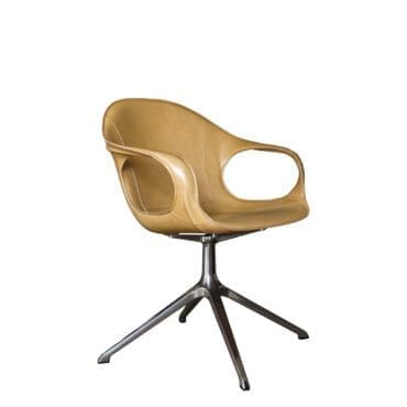 Kristalia - Sedia Elephant cuoio base trespolo Longho Design Palermo