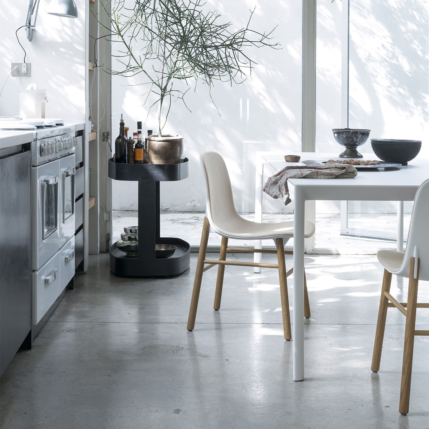 Kristalia- Sedia Sharky base rovere Longho Design Palermo