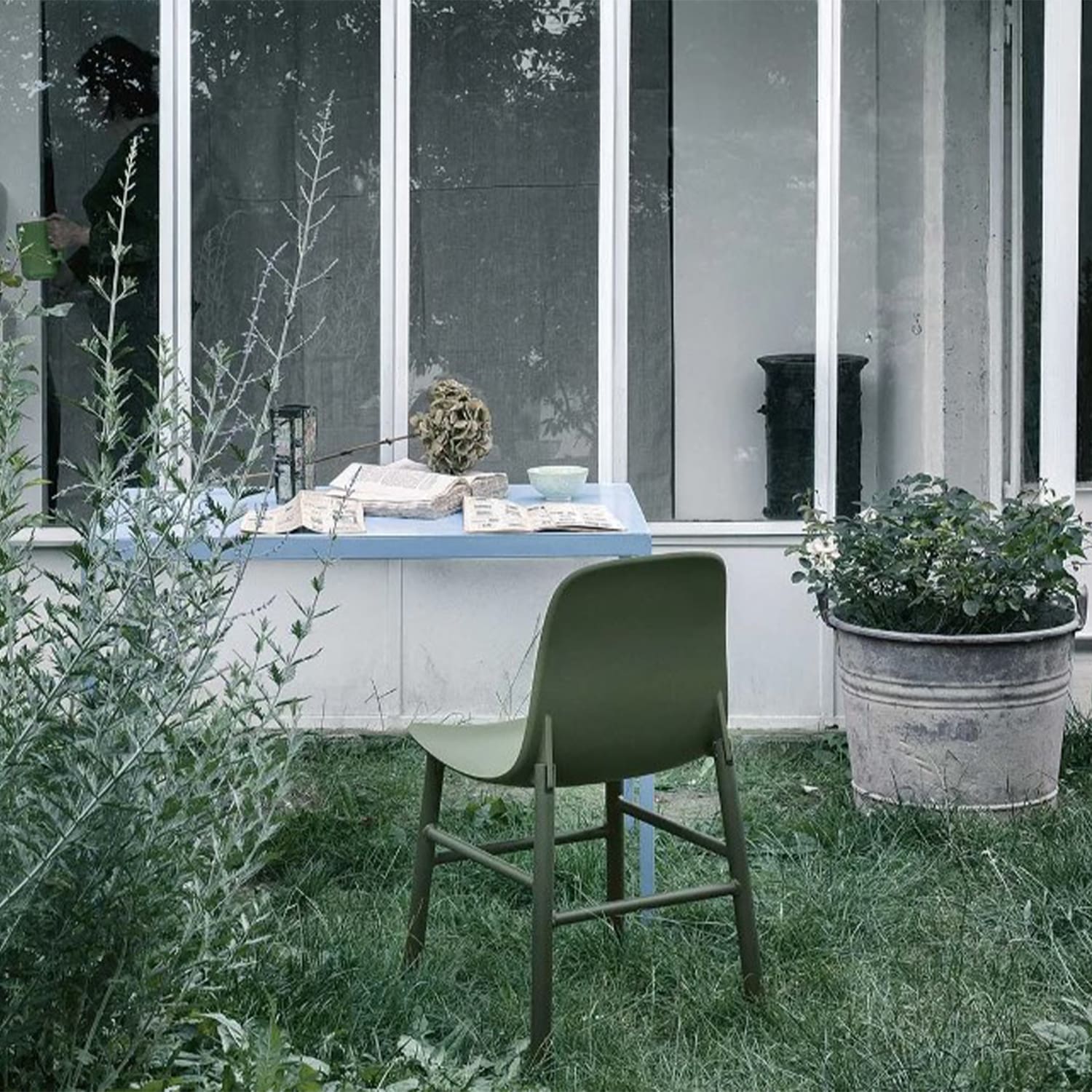 Kristalia- Sedia Sharky base verniciata Longho Design Palermo