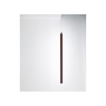 Zafferano Lampada a sospensione verticale Pencil KIT corten longo design palermo