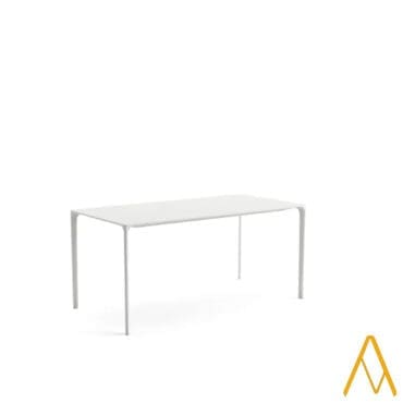 Arper - Tavolo Nuur rettangolare 160x79 bianco