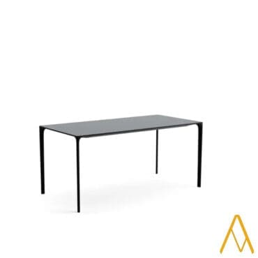 Arper - Tavolo Nuur rettangolare 160x79 nero