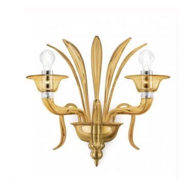 Barovier e Toso Lampada da parete Odile 5307 02 oro galvanizzato Longho Design Palermo